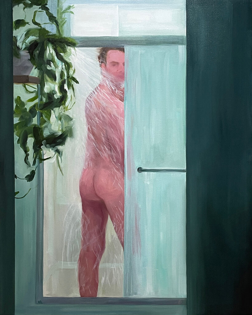 "33 Self Portrait" - oil on canvas