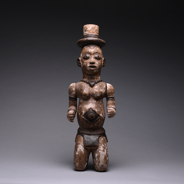 Unknown African, ‘Urhobo Edjo or Ancestor Figure with Articulated Arms’, 1920 AD to 1960 AD, Barakat Gallery