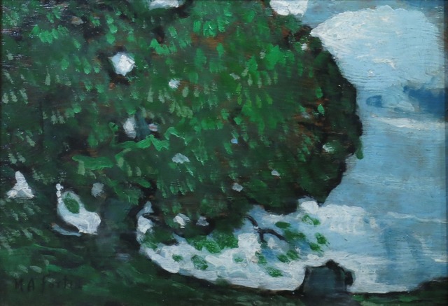 Marc-Aurèle Fortin, ‘Ormes à Sainte-Rose ’, ca. 1925, Galerie Claude Lafitte