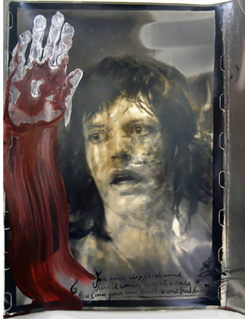 Peter Beard, ‘Mick Jagger’, 1972, Photography, Sepia Toned Silver Gelatin Photograph, HG Contemporary