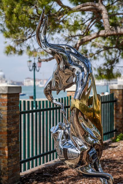 Masoud Akhavanjam, ‘Metamorphosis’, 2017, Sculpture, Mirror polished Stainless Steel 316 and Bronze, Janet Rady Fine Art