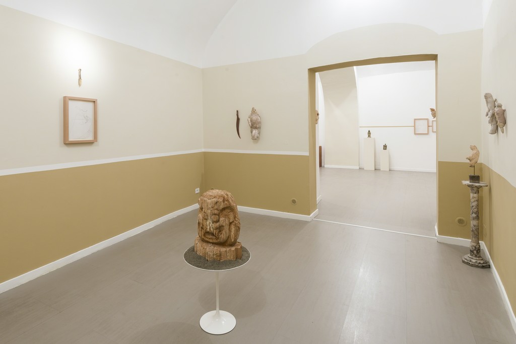 Evgeny Antufiev, Fusion and absorption, installation view at z2o Sara Zanin Gallery, Rome, room 2 Evgeny Antufiev, Fusion and absorption, installation view at z2o Sara Zanin Gallery, Rome, room 2