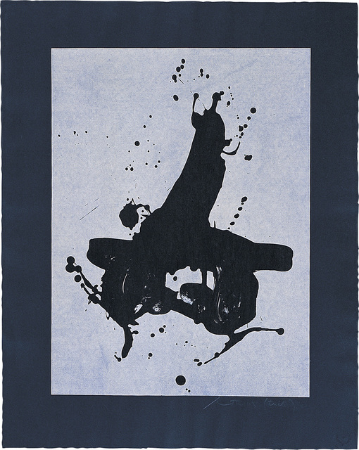 Robert Motherwell, ‘Black on Black’, 1978, Bernard Jacobson Gallery