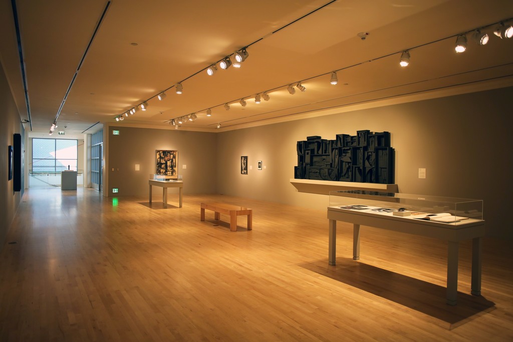 Installation shot of Louise Nevelson: The Fourth Dimension. Installation shot of Louise Nevelson: The Fourth Dimension.