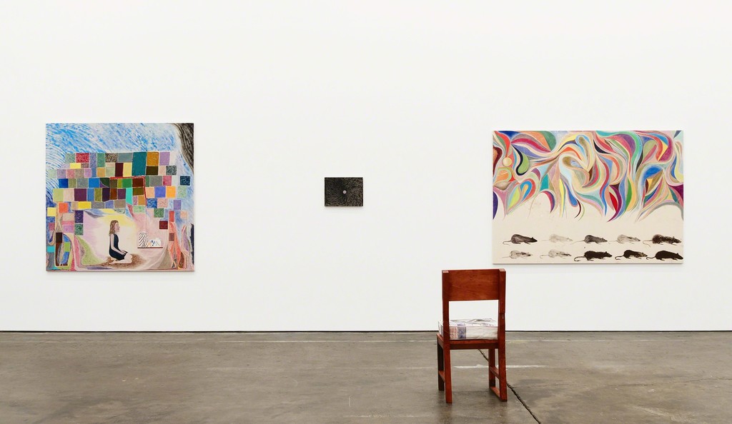 Chris Johanson
Ruminations, Meditations and The Homeostasis, 2018
Installation view
Altman Siegel, San Francisco Chris Johanson
Ruminations, Meditations and The Homeostasis, 2018
Installation view
Altman Siegel, San Francisco