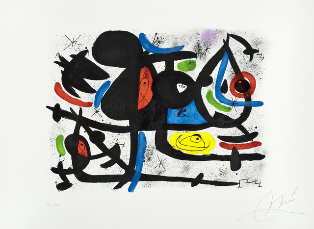 Joan Miró, ‘La luge des amants II ’, 1981, Galerie Lelong & Co.