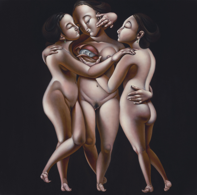 Phung Huynh, ‘The Three Graces’, 2018, Painting, Oil on canvas, LAUNCH LA