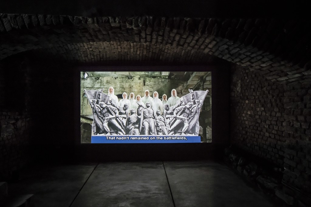 Chto Delat, 'Partisan Songspiel. A Belgrade story'
Installation view of 'Intermarium'. Chto Delat, 'Partisan Songspiel. A Belgrade story'
Installation view of 'Intermarium'.