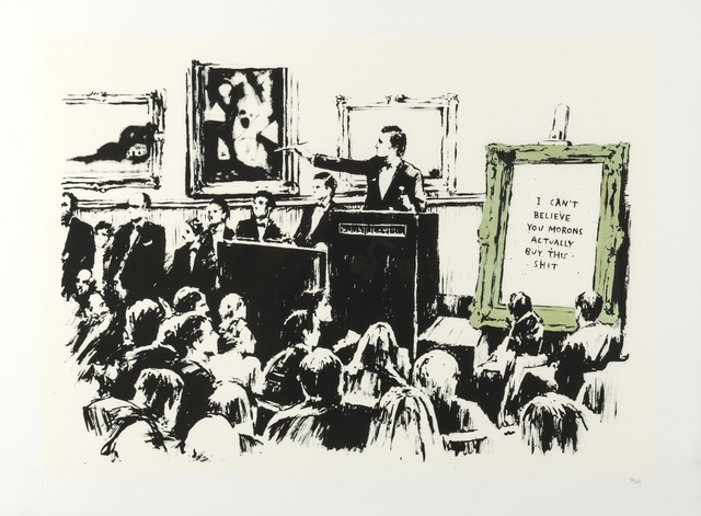 Banksy, ‘Morons (LA Edition)’, 2006, Forum Auctions