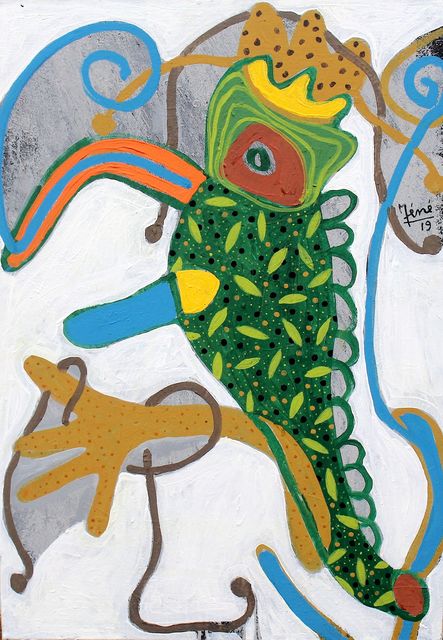 Méné, ‘Série "Métamorphoses" N°17’, 2019, Painting, Mixed media on canvas, OH GALLERY
