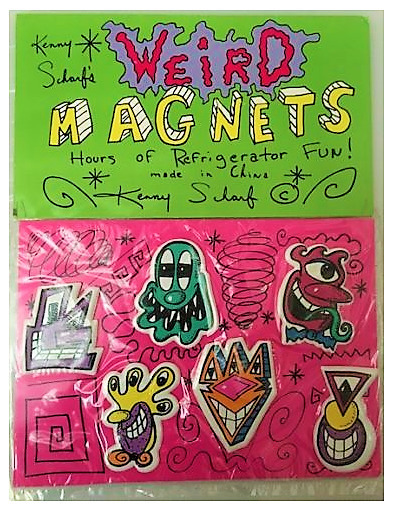 Kenny Scharf, ‘"Kenny Scharf Weird Magnets", 1990's, 6-Pack, Scharf Shack, Original Sealed Packaging.’, 1990's, VINCE fine arts/ephemera