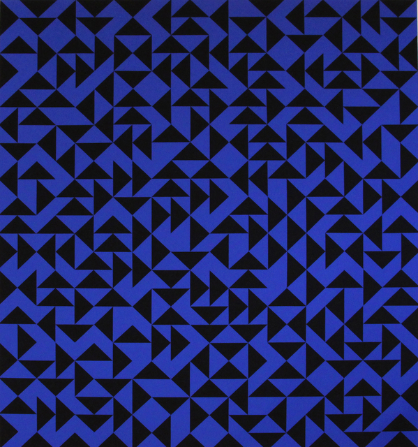 Anni Albers, ‘Intaglio with Triangles Album Exacta 105/125’, 1973, Mixed Media, Silkscreen, Galerie Denise René