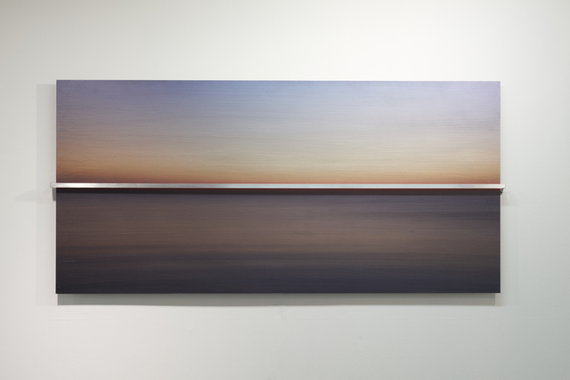 Margo Trushina, ‘Horizon Line’, 2014, Mixed Media, Oil on aluminium, LED light, aluminium frame, House of the Nobleman