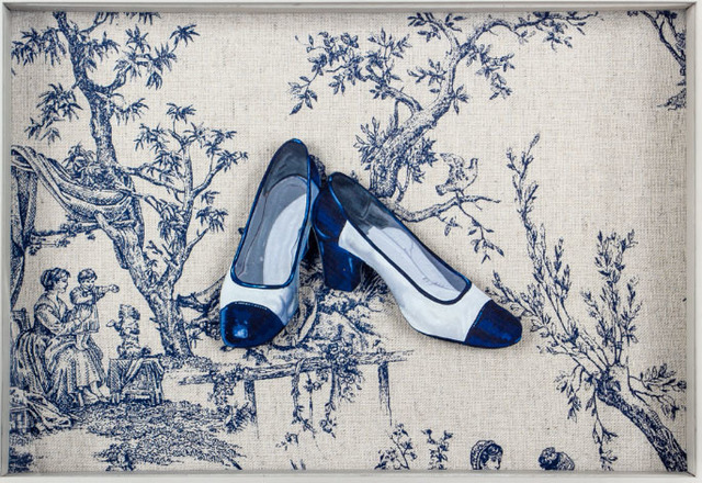 Elsa Zambrano, ‘Shoes, ed. of 70’, 2014, Print, Silkscreen and industrial cloth, Beatriz Esguerra Art