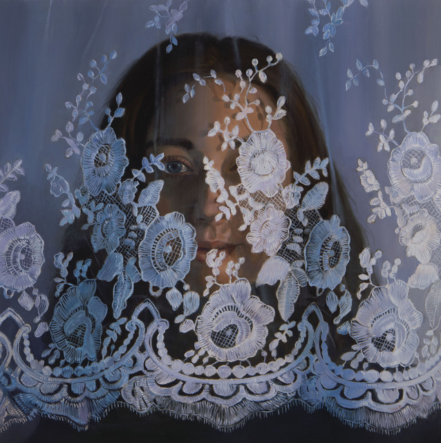 Pegah Samaie, ‘Veiled Contempt’, 2019, Painting, Oil on aluminum, 33 Contemporary