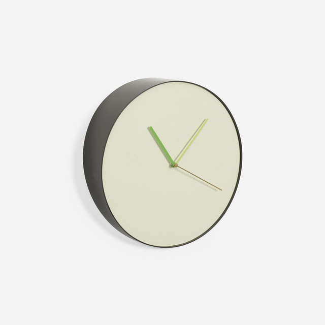 Rich Brilliant Willing, ‘Bias wall clock’, 2010, Design/Decorative Art, Plastic, enameled aluminum, Rago/Wright