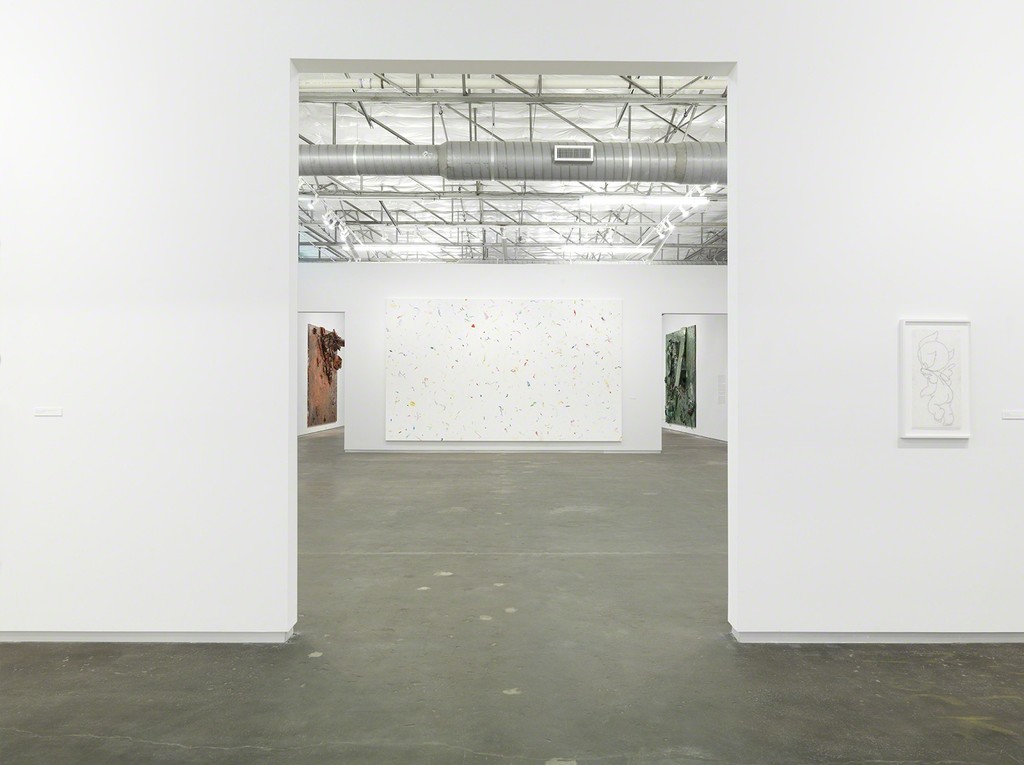 Installation view of "Dan Colen: Oil Painting" at Dallas Contemporary, Dallas (2016). Photo Credit: Christopher Burke Installation view of "Dan Colen: Oil Painting" at Dallas Contemporary, Dallas (2016). Photo Credit: Christopher Burke