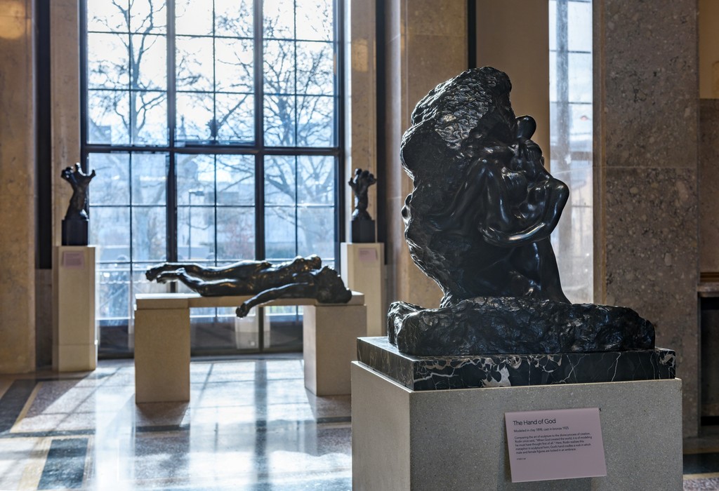 Installation Photograph of "The Kiss at the Rodin Museum" Courtesy of the Philadelphia Museum of Art. Installation Photograph of "The Kiss at the Rodin Museum" Courtesy of the Philadelphia Museum of Art.