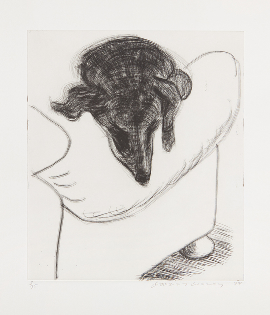 David Hockney, ‘Dog Etching No. 10, from Dog Wall’, 1998, Phillips