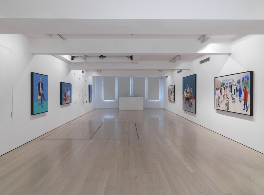 David Hockney: Painting and Photography installation at Annely Juda Fine Art, London David Hockney: Painting and Photography installation at Annely Juda Fine Art, London