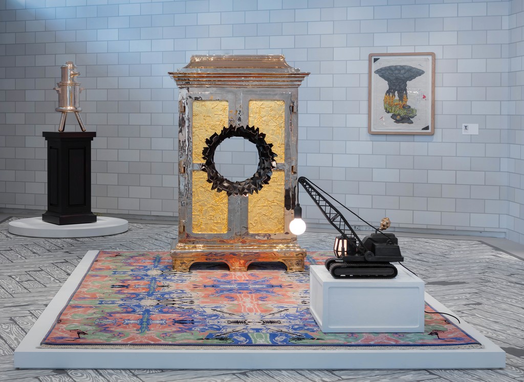 Installation view of ‘Studio Job MAD HOUSE’, 2016.
Photo by Butcher Walsh. Courtesy of the Museum of Arts and Design. Installation view of ‘Studio Job MAD HOUSE’, 2016.
Photo by Butcher Walsh. Courtesy of the Museum of Arts and Design.
