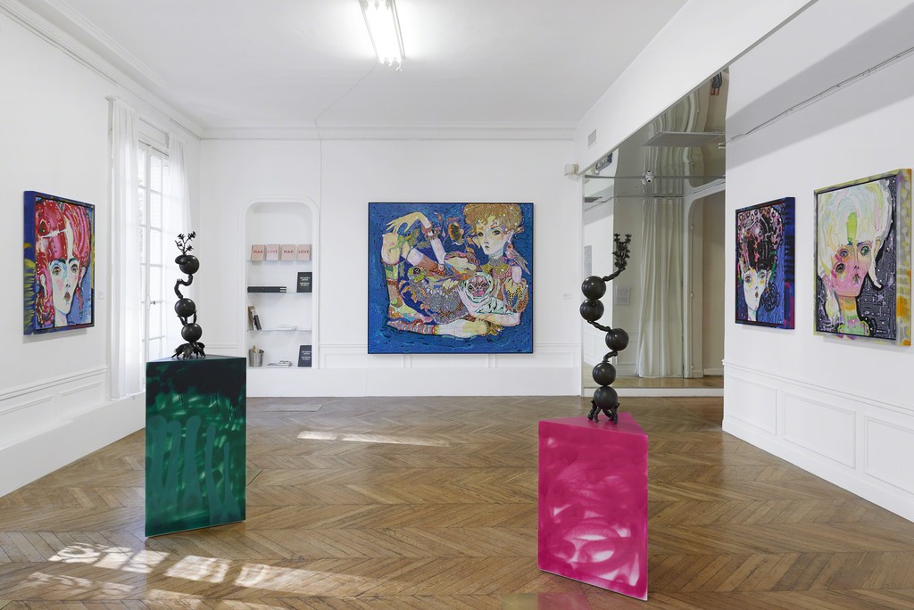 Installation view. Del Kathryn Barton at Asia Now Paris Asian Fair 2018. Photo: Sarah Duby Installation view. Del Kathryn Barton at Asia Now Paris Asian Fair 2018. Photo: Sarah Duby