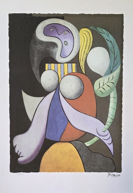Woman with Flower — Pablo Picasso