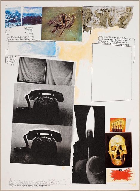 Robert Rauschenberg, ‘Poster for Peace’, 1971, Koller Auctions