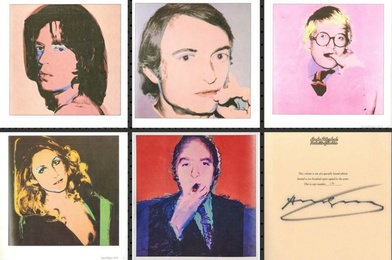 Portraits of the 1970s (Limited Edition Monograph of 120 Bound Offset Lithographs in Slipcase) Hand Signed, Numbered by Warhol (Whitney Museum)