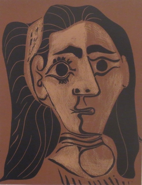Pablo Picasso, ‘Femme aux cheveux flous (Jacqueline au bandeau II)’, 1962, Isselbacher Gallery