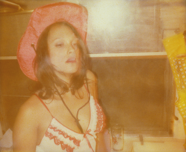 Stefanie Schneider, ‘Margarita Smokes in Bathroom II (Till Death do us Part)’, 2005, Photography, Analog C-Print, hand-printed by the artist on Fuji Crystal Archive Paper, based on a Polaroid, mounted on Aluminum with matte UV-Protection, Instantdreams