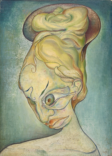 Sam Atyeo, ‘Surrealist Head’, 1932, Painting, Oil on canvas, National Gallery of Victoria