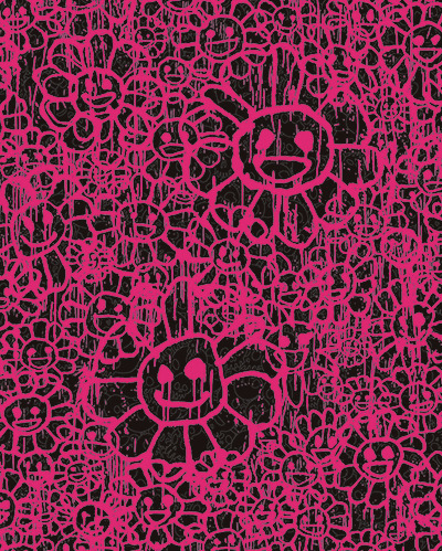 Takashi Murakami, ‘Madsaki Flowers A Pink’, 2017, Dope! Gallery