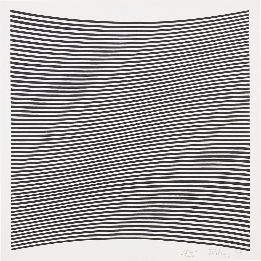 Bridget Riley - Untitled [La Lune en Rodage - Carlo Belloli] (S. 6, T. & G. 7)