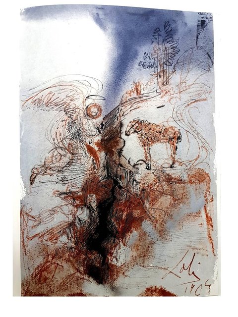 Salvador Dalí, ‘Lithograph "The Biblia Sacra XII" by Salvador Dali’, 1969, Galerie Philia