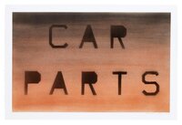 Ed Ruscha - Black Car Parts