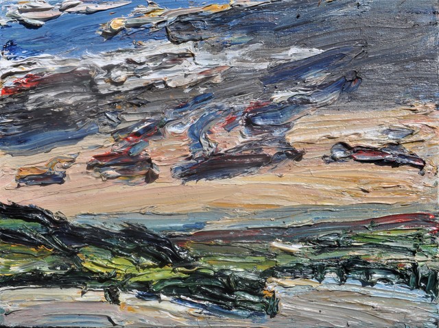 Christopher Lehmpfuhl, ‘Abendhimmel Am Zugersee’, 2018, Painting, Oil on canvas, GALERIE URS REICHLIN