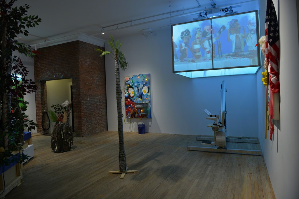 Installation view of Jen Catron & Paul Outlaw's Behold! I teach you the Overman! Installation view of Jen Catron & Paul Outlaw's Behold! I teach you the Overman!