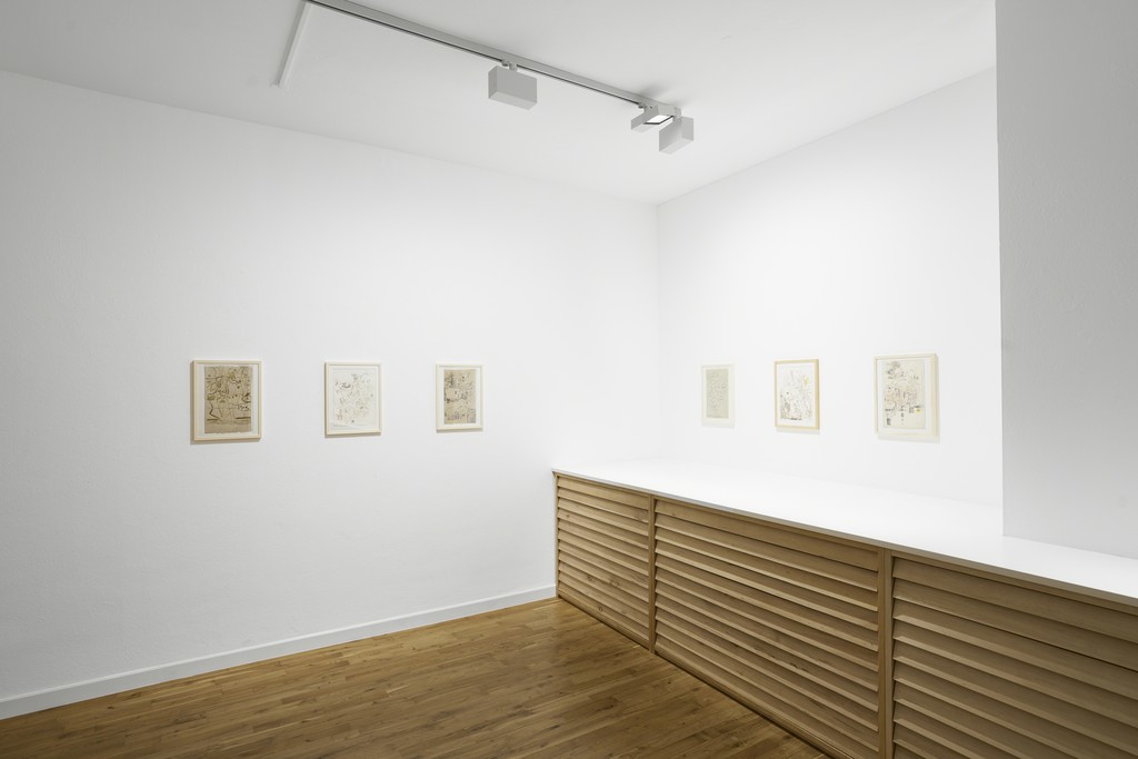 Georg Fuchssteiner – Nebelleben, exhibition view, Jahn und Jahn, 2018 Georg Fuchssteiner – Nebelleben, exhibition view, Jahn und Jahn, 2018