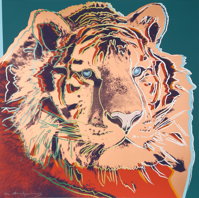 Andy Warhol, ‘Siberian Tiger from Endangered Species (FS II.297)’, 1983, RoGallery