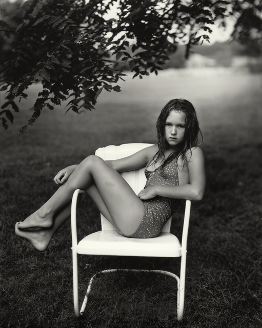 Sally Mann, ‘Untitled from the "At Twelve" Series, Juliet in a White Chair’, 1983-1985, Photography, Silver gelatin print, Jackson Fine Art
