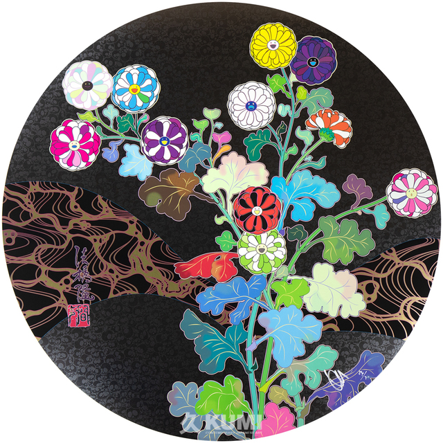 Takashi Murakami, ‘Kansei: Wildflowers Glowing in the Night’, 2014, Kumi Contemporary / Verso Contemporary