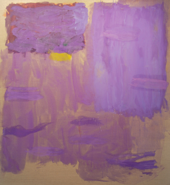 Monique Frydman, ‘Violet en mauve III’, 1992, Painting, Piments and liant on linen canvas, Bogena Galerie