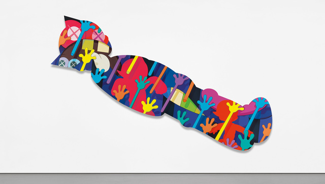 KAWS, ‘UNTITLED’, 2014, Mixed Media, Acrylic on shaped canvas on panel, Phillips