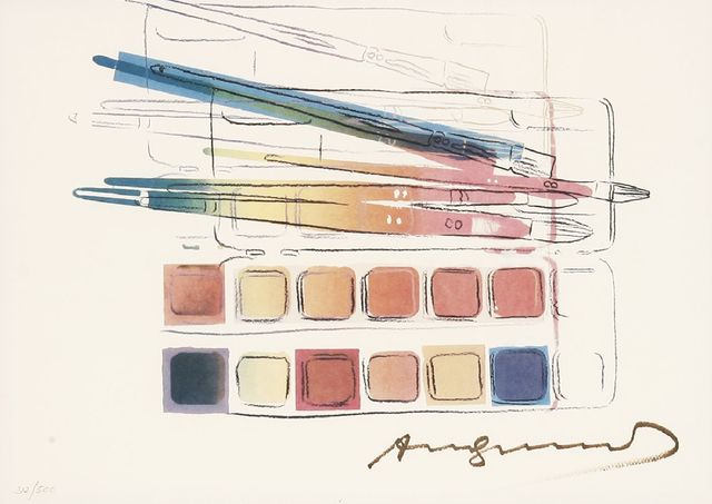 Andy Warhol, ‘Watercolor Paint Kit With Brushes (Feldman & Schellmann II.288)’, 1984, Sworders