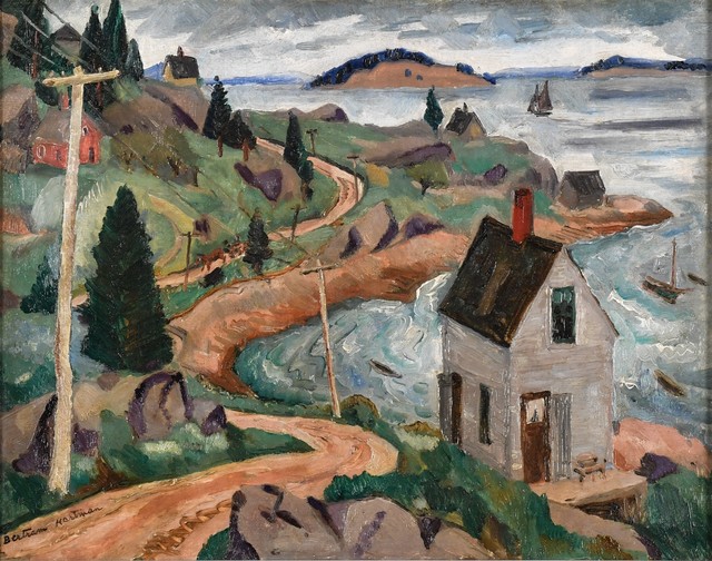 Bertram Hartman, ‘Shoreline at Stonington on Deer Isle Maine’, 1927, Graham Shay 1857