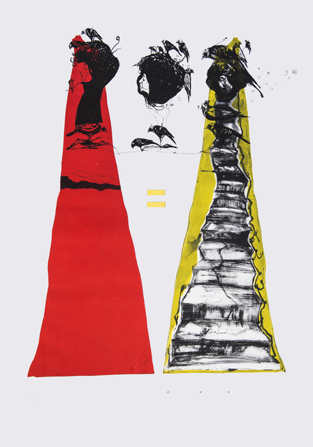 Frank David Valdés, ‘Math’, 2016, Painting, Mixed media on paper, ArteMorfosis - Cuban Art Platform