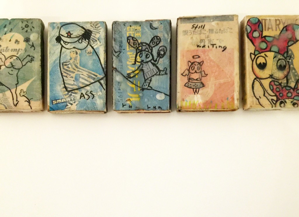 Sally French: Little Rascals (vintage matchboxes) Sally French: Little Rascals (vintage matchboxes)
