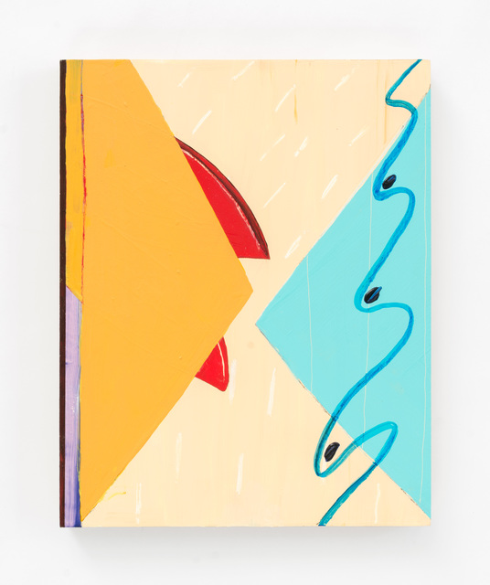 Jessica Simorte, ‘Untitled (Hiding)’, 2016, Painting, Acrylic and Graphite on Panel, PROTO Gallery