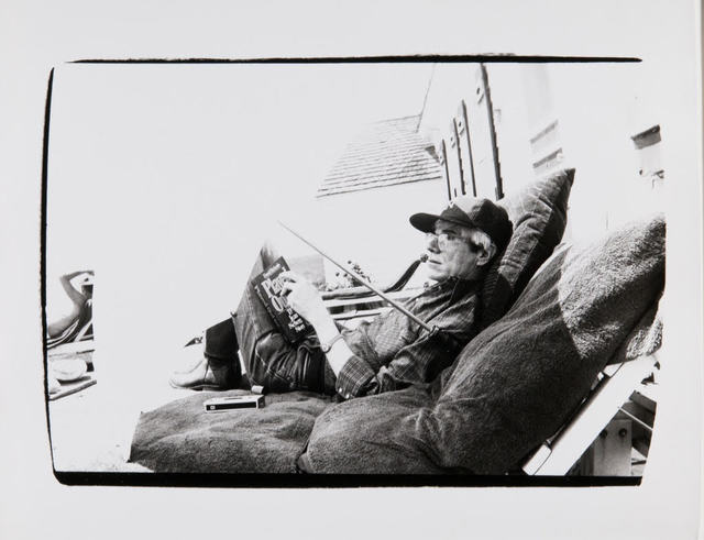 Andy Warhol, ‘Andy Warhol Reading at His Montauk Estate’, Hedges Projects